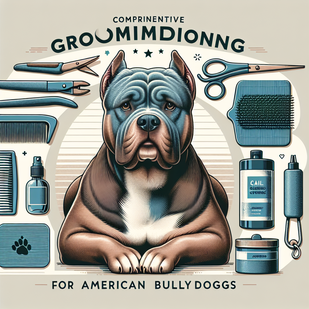 Grooming and Coat Care for American Bully Dogs