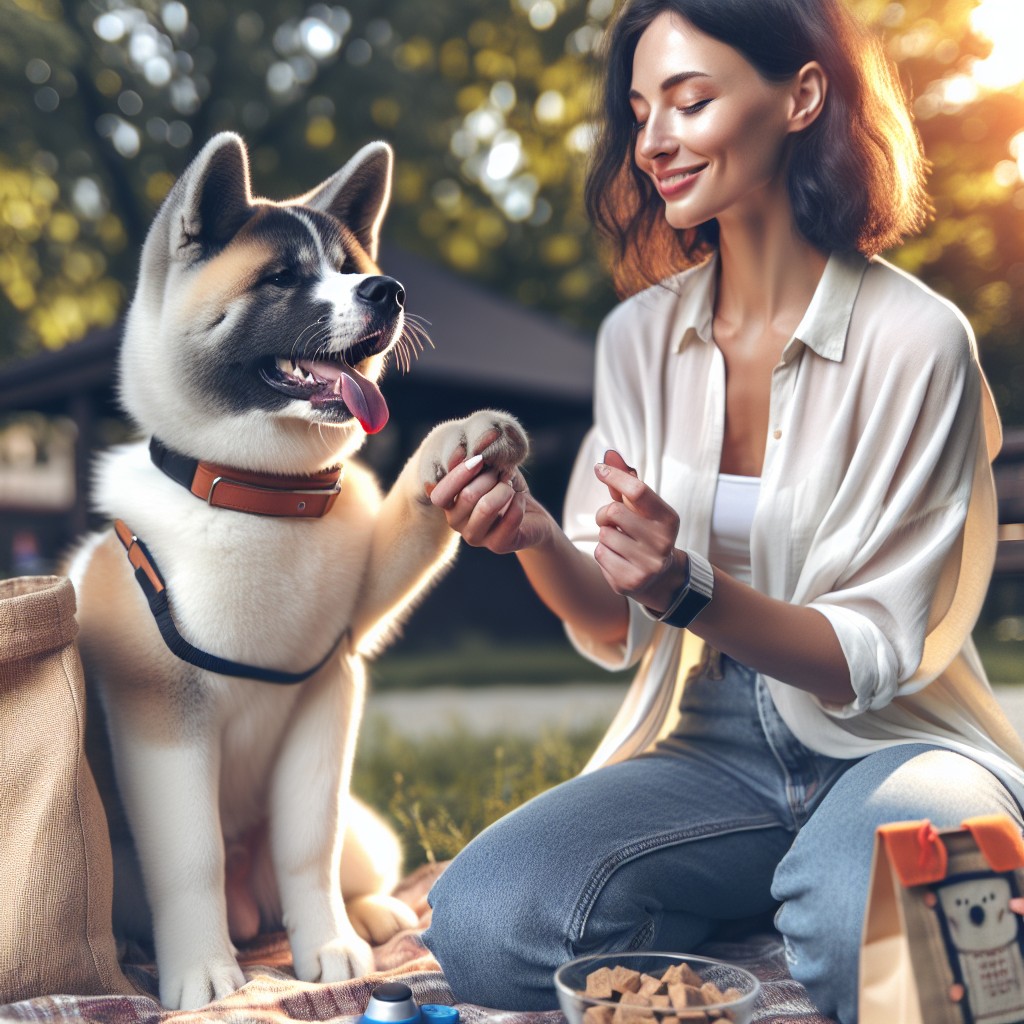 Positive Reinforcement Training for Akita Dogs