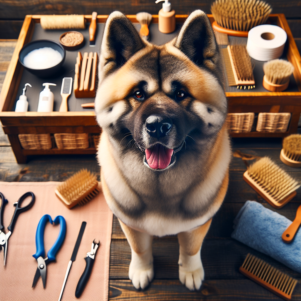 Grooming and Coat Care for Akita Dogs